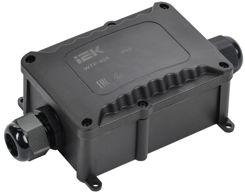 коробка распределительная герметичная wtp-409 ip68 2 ввода iek uwb10-y-450-40-02-68 от BTSprom.by