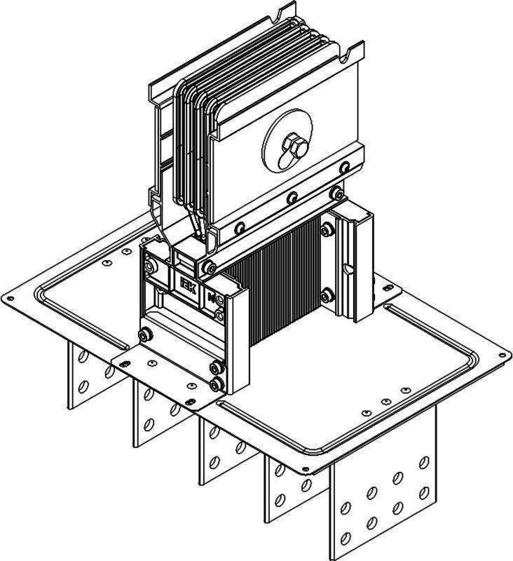 секция фланцевая тип1 1000а cu 3l+n+1/2pe ip55 тран. iek lb-1000c5-35-f-f1 от BTSprom.by