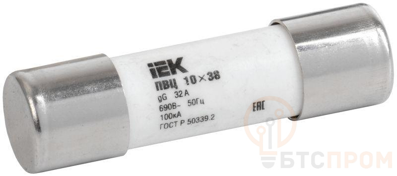 Вставка плавкая цилиндрическая ПВЦ 10х38 32А IEK CFL10-032 фото в каталоге от BTSprom.by  Вставка плавкая цилиндрическая ПВЦ 10х38 32А IEK CFL10-032 фото в каталоге от BTSprom.by