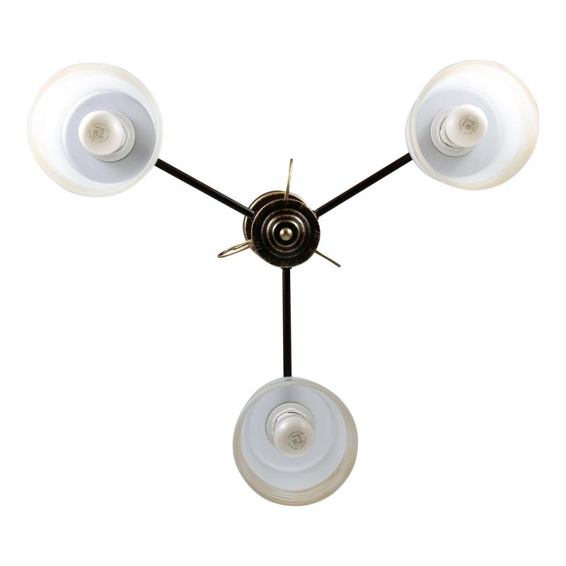  Светильник НПБ 01-3х60-131 (Плафон 00007) "Дус" 131 кор./зол. IP20 E27 (инд.упак.) Элетех 1005404055 фото в каталоге от BTSprom.by