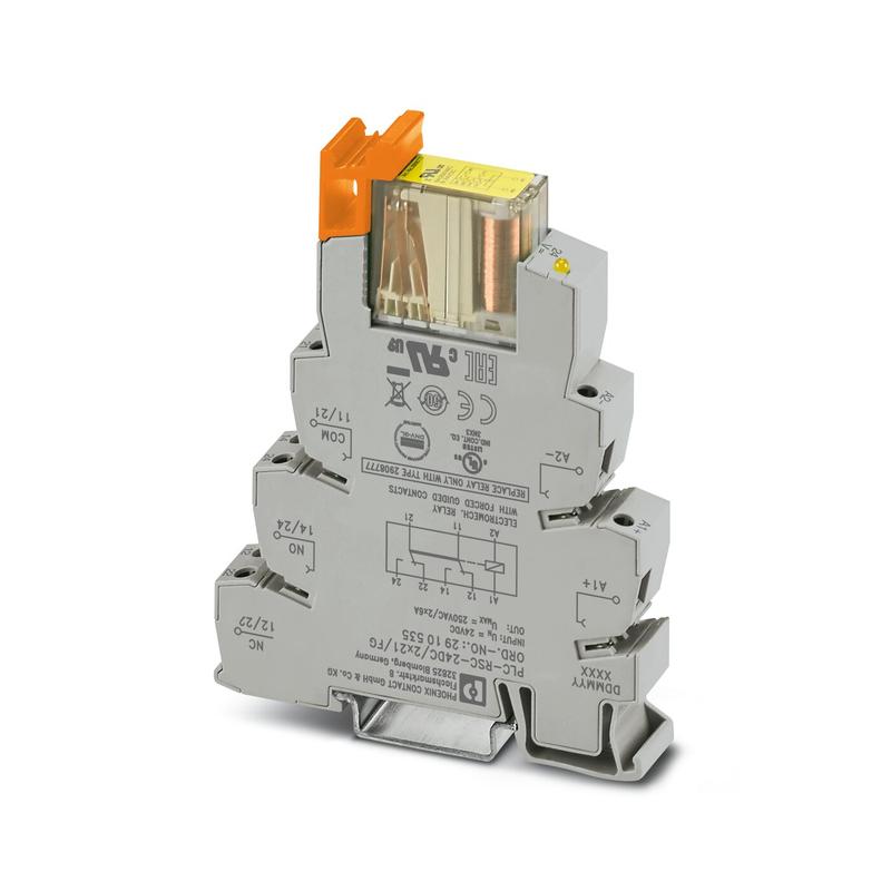 модуль релейный plc-rsc- 24dc/2x21/fg phoenix contact 2910535 от BTSprom.by