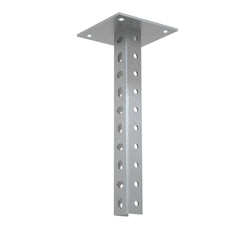 Стойка потолочная универсальная усиленная L1000 UPTU1000 INOX304 КМ LO17736 от BTSprom.by