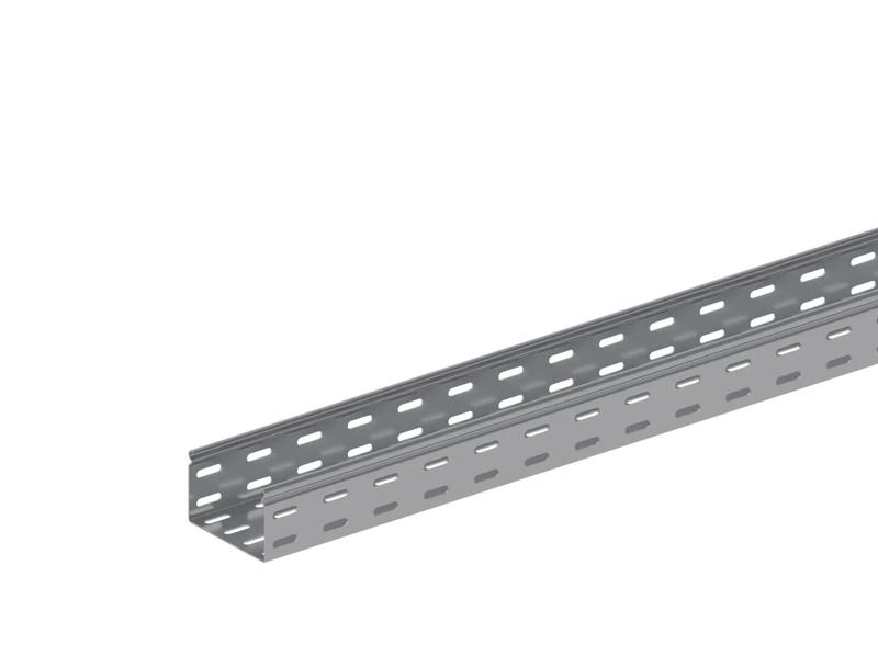 Лоток монтажный прямой замковый перфорированный 100х50 L2000 сталь 1.2мм ЛППЗ.100.50.2000.1.2.1 СОЭМИ Н0121131332 от BTSprom.by