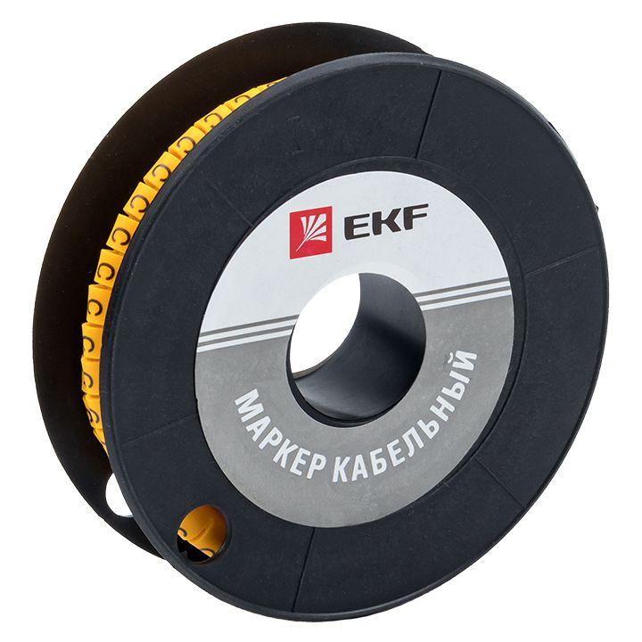 маркер каб. 4.0кв.мм "c" (ес-2) (уп.500шт) ekf plc-km-4-c от BTSprom.by