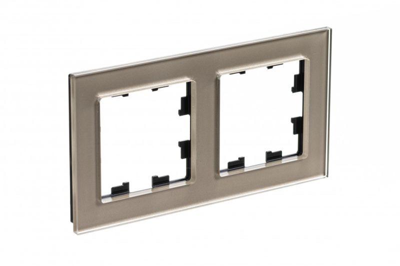 рамка 2-м atlasdesign nature стекло шампань se atn320502 от BTSprom.by