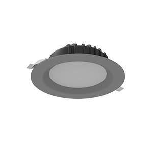 светильник светодиодный dl-01 190х70 25вт 4000к ip54/20 круглый встраив. ral7045 сер. муар диммер dali varton v1-r0-h0083-10d01-4402540 от BTSprom.by