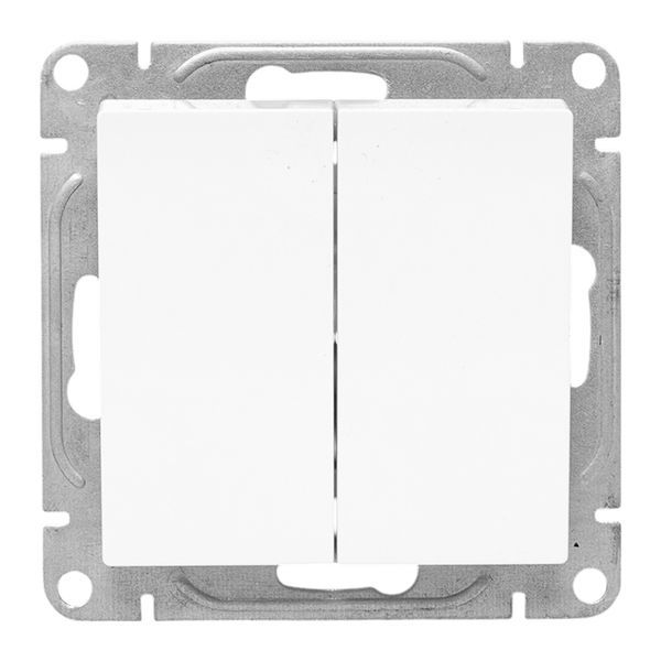  Выключатель перекрестный 2-кл. СП Эпика механизм бел. EKF UP1-SWW-22 фото в каталоге от BTSprom.by