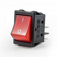 выключатель с подсветкой красный emas a14b1k11 от BTSprom.by
