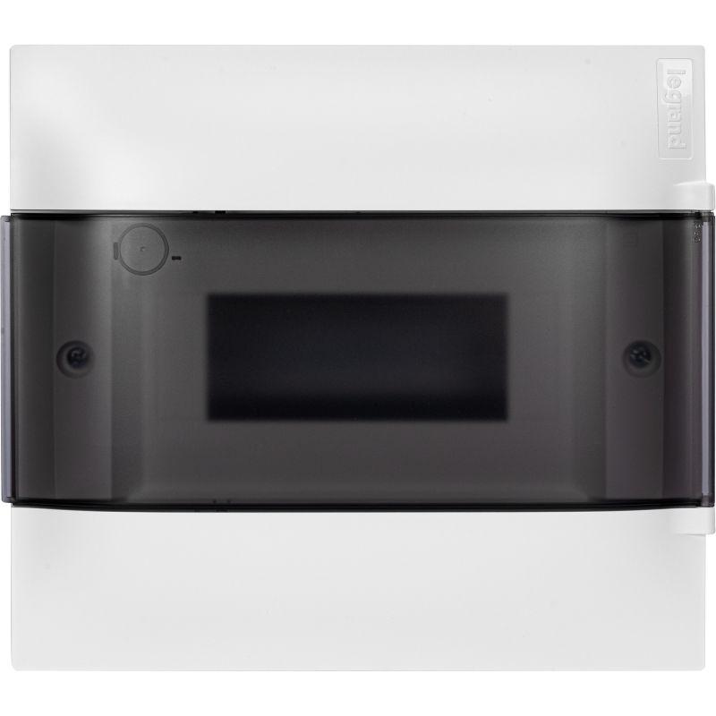 щиток пластиковый встраиваемый practibox s 1х8 дым. дверь leg 134558 от BTSprom.by