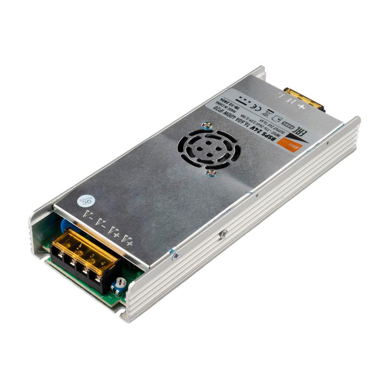  Блок питания для светодиодной ленты BSPS 24В 16.6А 400Вт IP20 метал. Pro+ JazzWay 5046153 фото в каталоге от BTSprom.by