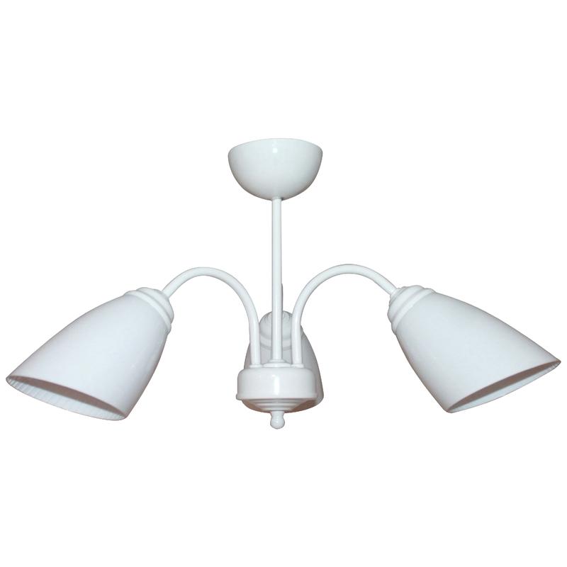 светильник "джина" 231 (плафон п0475) нсб 01-3х60-151 е27 (им) подвесной бел. элетех 1005404995 от BTSprom.by