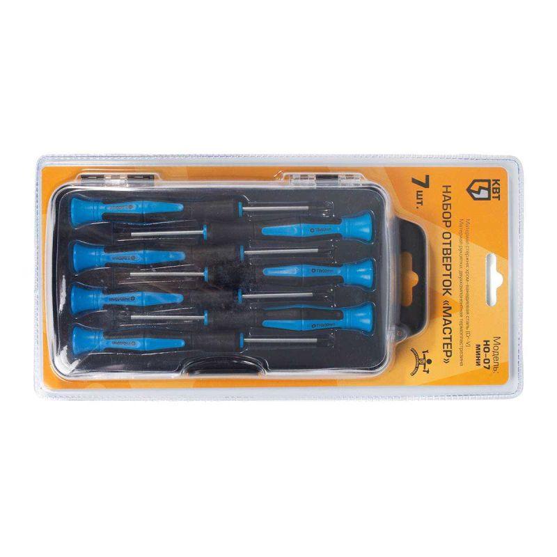  Набор отверток "Мастер" НО-07 мини КВТ 78623 фото в каталоге от BTSprom.by