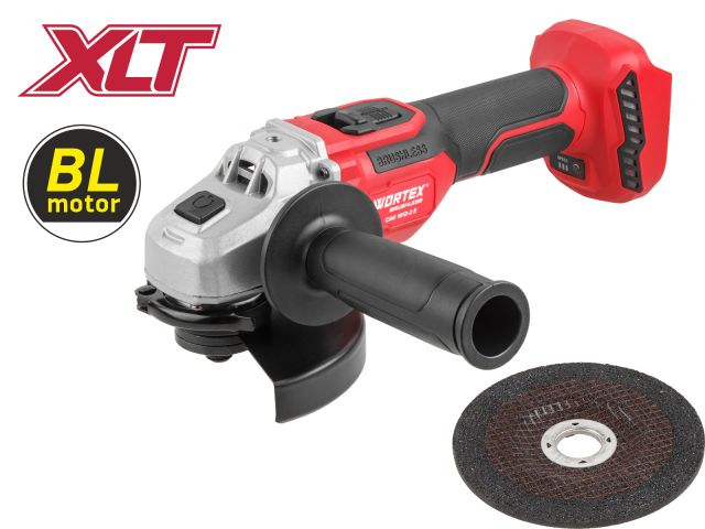 аккум. углошлифмашина wortex cag 1812-2 e в кор. xlt solo бесщет., 18 в, 125 мм, 3000-8500 об/мин (бесщ. мотор, рег. об. 3000-8500 об/мин, anti-kickback, drop-stop, 125х22,2 мм) 1334916 от BTSprom.by