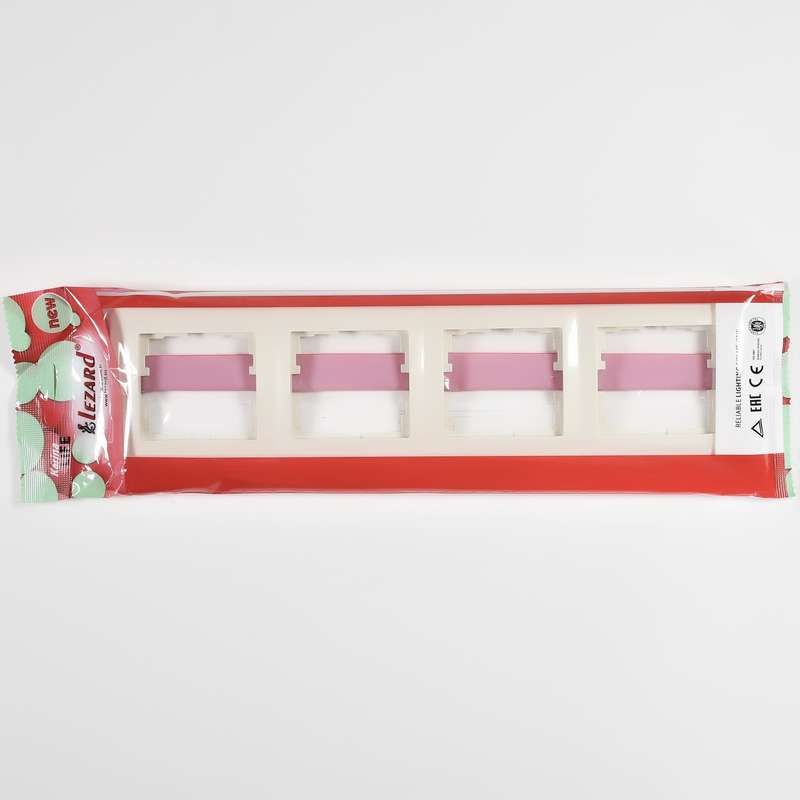  Рамка 4-м Karina Life горизонт. крем. LEZARD 708-0300-149 фото в каталоге от BTSprom.by