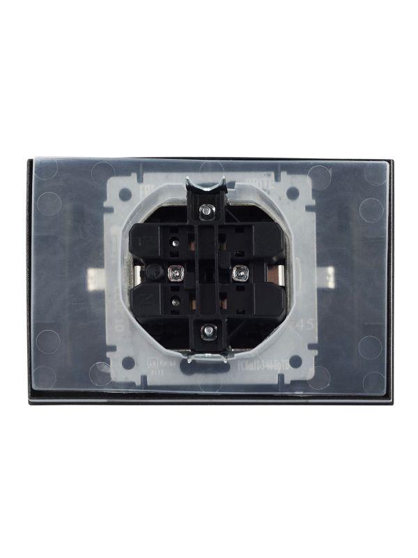  Розетка 2-м СП BRITE 16А в сборе IP44 с крышкой бронза IEK BR-R26-16-44-K45-F фото в каталоге от BTSprom.by