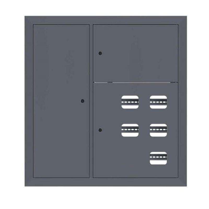 щит этажный 5кв. слаботочка слева ral7024 (1000х950х150) proxima ekf mb29-v-5z-ral7024 от BTSprom.by