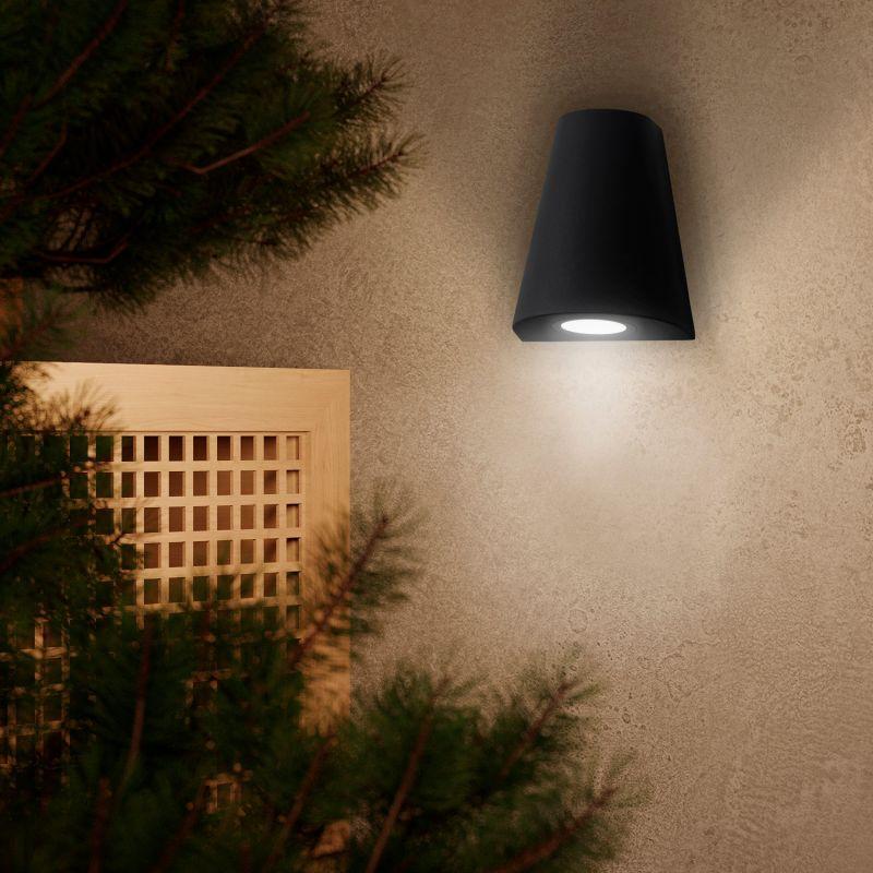  Светильник Sigma 1х35Вт GU10 IP54 125х125х156мм НТУ садово-парковый настенный архитектурный GAUSS GD163 фото в каталоге от BTSprom.by