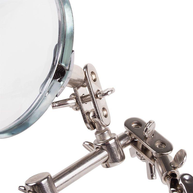  Держатель "третья рука" с лупой х3 (HT-390) (ZD-10D) Rexant 12-0251 фото в каталоге от BTSprom.by