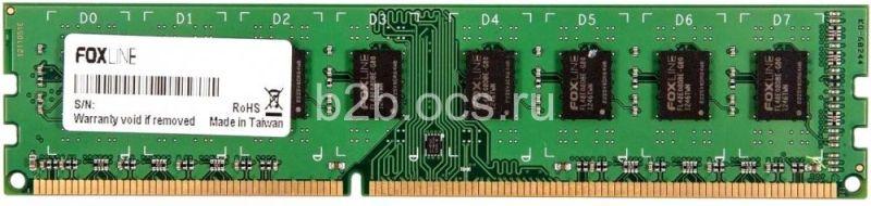 память оперативная fl1600d3u11l-8g dimm 8gb 1600 ddr3 cl11 (512х8) 1.35 foxline 1000413596 от BTSprom.by
