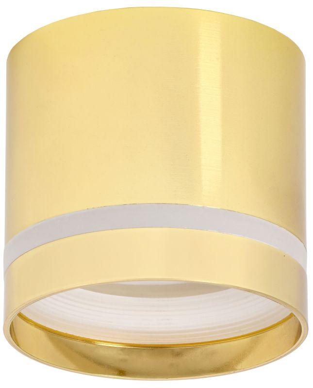 светильник 4016 накладной потолочный под лампу gx53 золото iek lt-upb0-4016-gx53-1-k22 от BTSprom.by