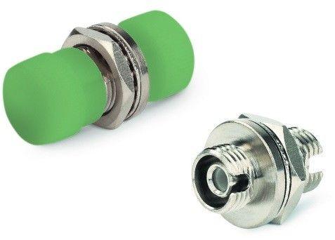 адаптер проходной оптический fa-s00z-fc/fc-n/gn-sl fc/apc-fc/apc sm simplex корпус металл; зел. колпачки hyperline 242815 от BTSprom.by