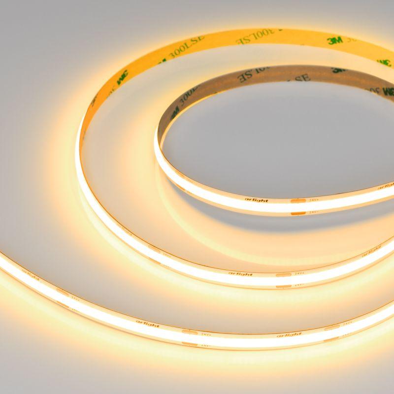 лента светодиодная cob-x480-8mm 24v gold 8вт/м ip20 (уп.5м) arlight 047746 от BTSprom.by
