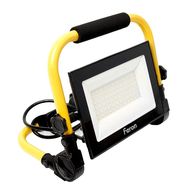 прожектор переносной 70вт 6400к 78хsmd2835 6300лм ip65 ll-515 feron 41545 от BTSprom.by
