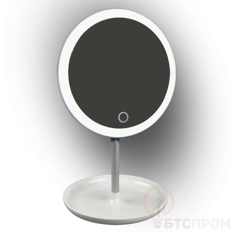 Светильник настольный TLD-590 White/LED/80Lm/6000K/Dimmer зеркало 4Вт встроен. аккум. 3.7В/600мА.ч сенсорный выкл. диммер бел. Uniel UL-00002758 фото в каталоге от BTSprom.by  Светильник настольный TLD-590 White/LED/80Lm/6000K/Dimmer зеркало 4Вт встроен. аккум. 3.7В/600мА.ч сенсорный выкл. диммер бел. Uniel UL-00002758 фото в каталоге от BTSprom.by