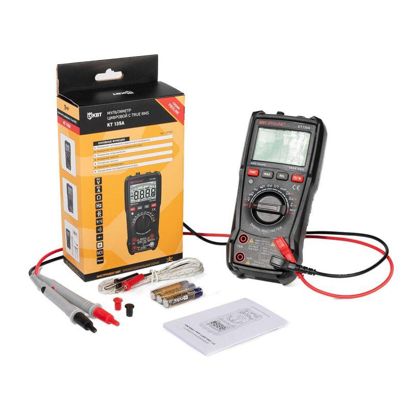  Мультиметр цифровой KT 135А PROLINE КВТ 101562 фото в каталоге от BTSprom.by
