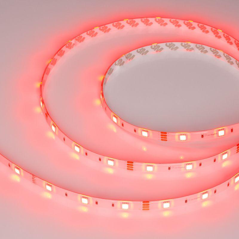 лента светодиодная rtw-se-b30-10mm 12v rgb 7.2вт/м ip65 5060 герметичная (уп.5м) arlight 014619(2) от BTSprom.by