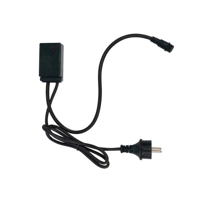  Гирлянда светодиодная "Твинкл Лайт" 20м 240LED желт. 20Вт 220-240В IP67 с контроллером 8 режимов провод каучук черн. Neon-Night 303-321 фото в каталоге от BTSprom.by