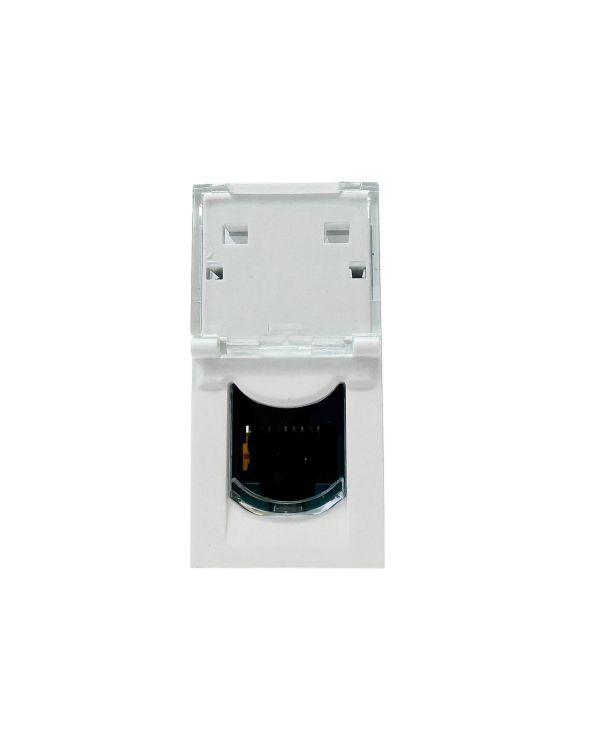 розетка компьютерная rj45 utp кат.6a 45х22.5мм (mosaic) toolles бел. filum fl-fp112-c6a от BTSprom.by