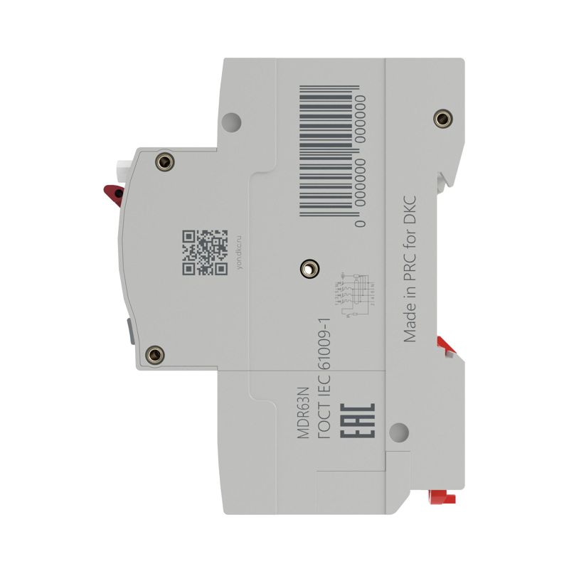  Выключатель автоматический дифференциального тока 4п (3P+N) D 50А 30мА тип A 6кА YON макс (YON max) MDR YON MDR63N-3N2D50-A фото в каталоге от BTSprom.by