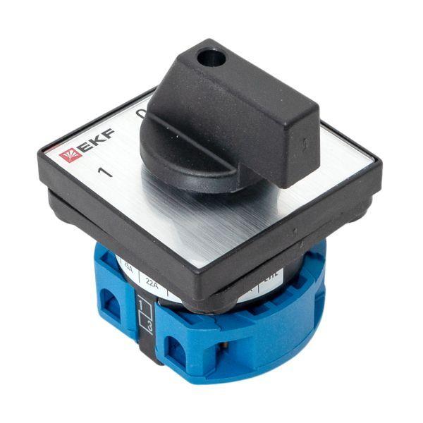  Переключатель кулачковый ПК-1-21 1П 25А "1-0-2" EKF pk-1-21-25 фото в каталоге от BTSprom.by