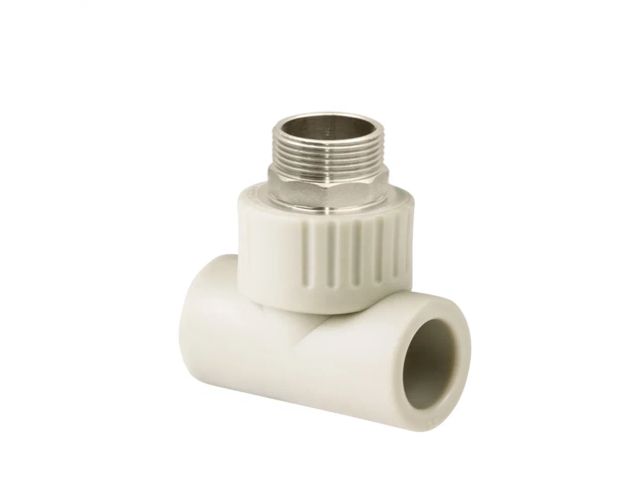 тройник пп комб. нар. 25х3/4", сер. ртп (ростурпласт) 10998 от BTSprom.by