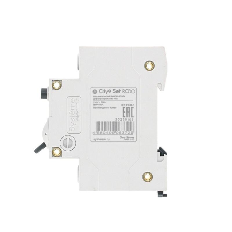  Выключатель автоматический дифференциального тока 2п (1P+N) C 10А 10мА тип A 4.5кА City9 Set 230В SE C9D51610 фото в каталоге от BTSprom.by