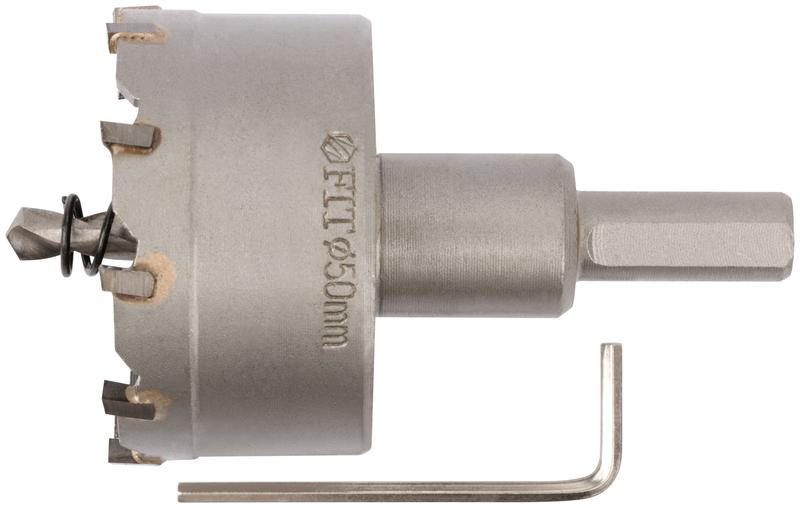  Коронка кольцевая с карбидными вставками Профи 50мм для отверст. в нерж. стали FIT 36850 фото в каталоге от BTSprom.by