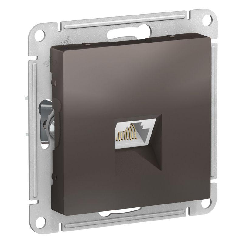 розетка компьютерная atlasdesign rj45 кат.5e механизм мокко se atn000683 от BTSprom.by
