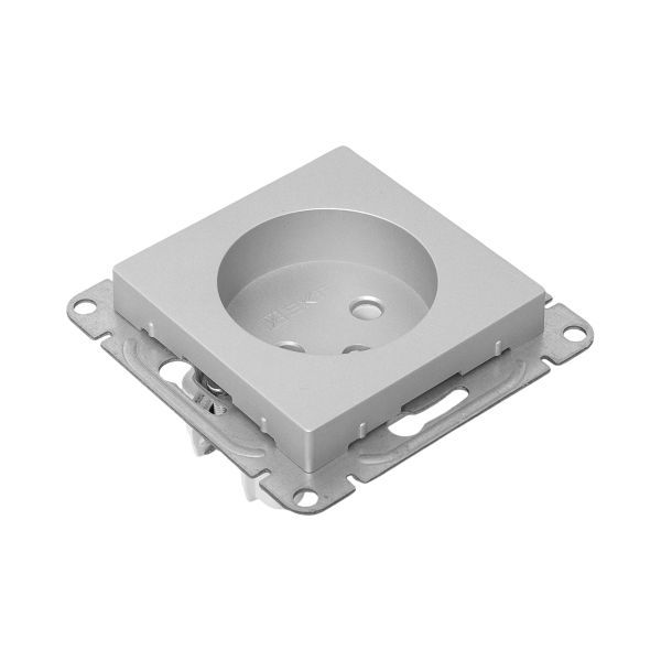  Розетка СП Эпика 16А без заземл. без шторок механизм алюм. EKF UP1-SOA-100 фото в каталоге от BTSprom.by