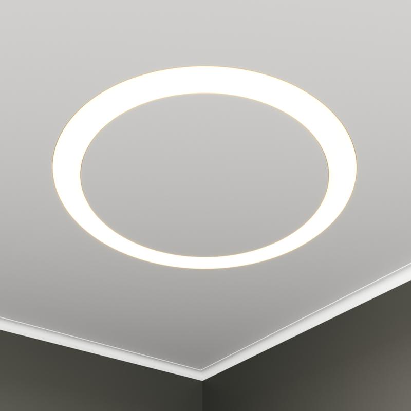 светильник светодиодный rve-lbx-hole-ring-946-vg 69вт 4000к 946х946х110мм s80мм кольцо встраив. под шпаклевку бел. rvelektro rve00003361 от BTSprom.by