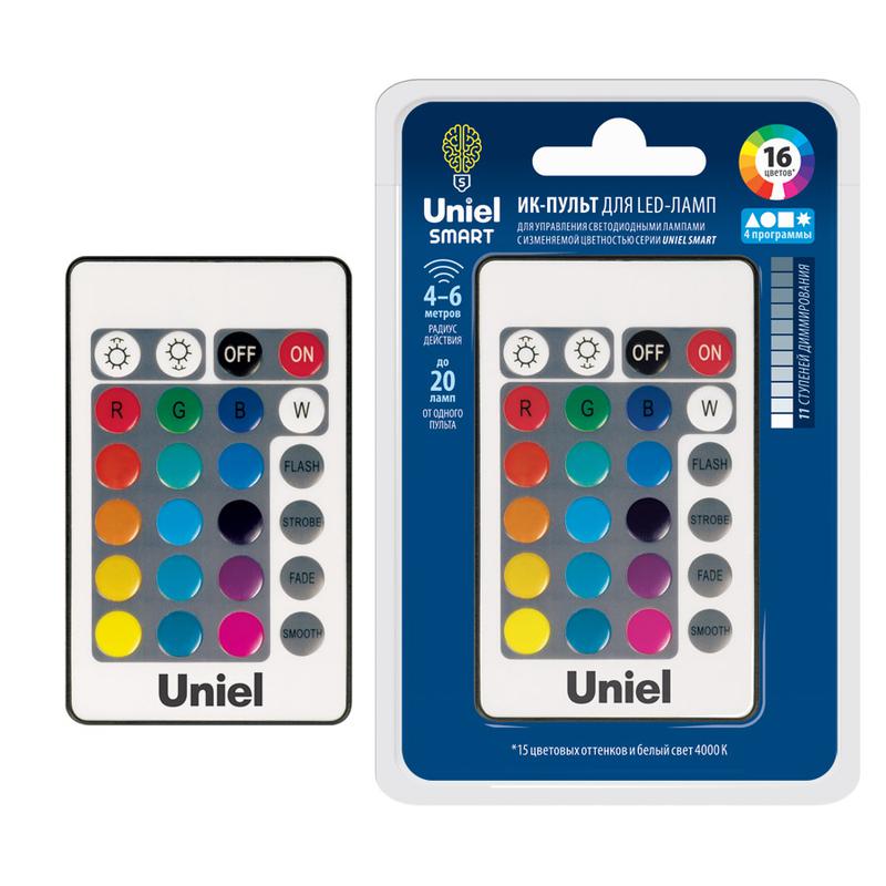 пульт управления лампой rgb серии «smart» uch-s210 black c ик сенсором черн. uniel ul-00006531 от BTSprom.by