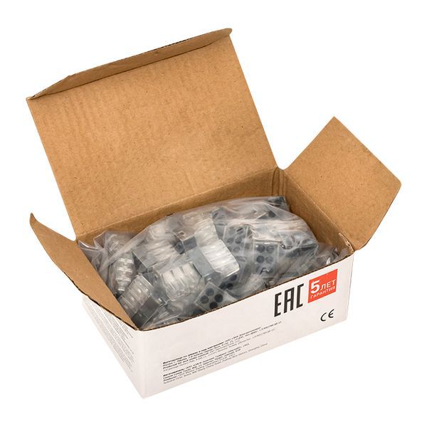  Клемм с пастойа строительно-монтажная СМК 773-106 6-проводная 1.0-2.5кв.мм с пастой (уп.50шт) PROxima EKF plc-smk-106 фото в каталоге от BTSprom.by