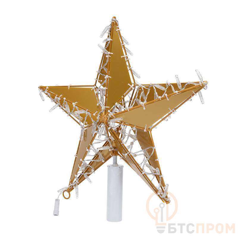  Светодиодная фигура Звезда 50 см (с трубой и подвесом), 80 светодиодов, теплый белый фото в каталоге от BTSprom.by