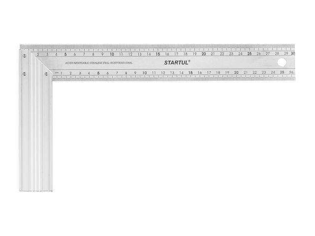 угольник столярный 300мм сталь/алюм. startul profi (st3525-030) st3525-030 от BTSprom.by