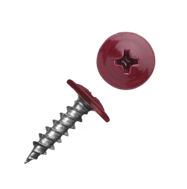саморез шсмм 4.2х16 темн./красн. kp ral 3005 (уп.20шт) tech-krep/zitar 125489 от BTSprom.by