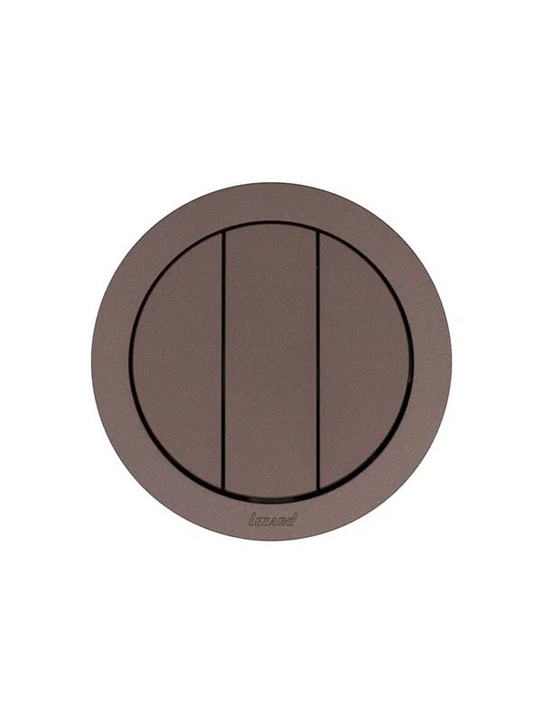  Выключатель 3-кл. СП OSEN механизм шоколад LEZARD 743-7388-109 фото в каталоге от BTSprom.by