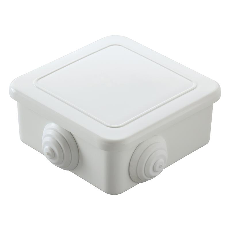 коробка наружная распаячная квадратная с крышкой makel 10028 от BTSprom.by
