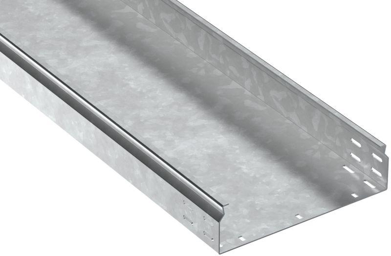 Лоток листовой неперфорир. 80х300 L2000 сталь 1.5мм HDZ ESCA 7 IEK CLN10-080-300-150-2-HDZ от BTSprom.by