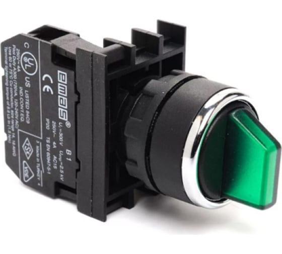 переключатель 2-0-1 без фиксации зел. (2но) emas b101sl32y от BTSprom.by