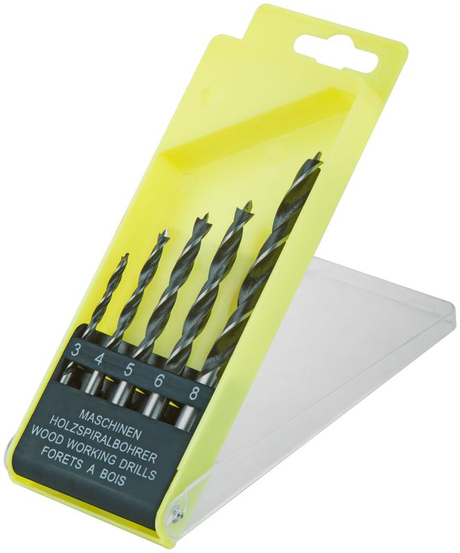  Набор сверл по дереву пластиковый бокс 5шт (3-4-5-6-8мм) FIT 36104 фото в каталоге от BTSprom.by